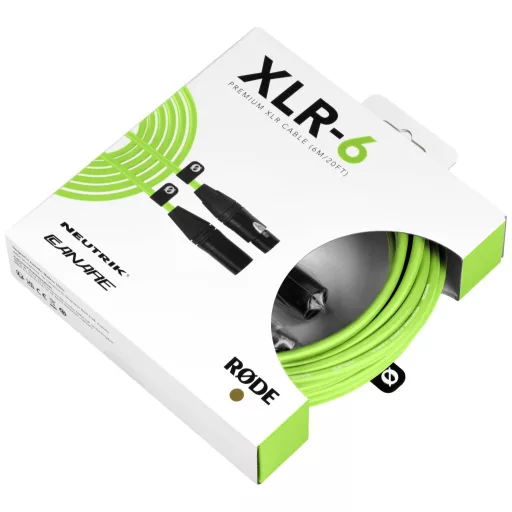Rode XLR6M-G XLR Összekötőkábel Zöld