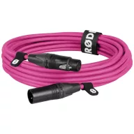 Rode XLR6M-P XLR Összekötőkábel 6 m Rózsa