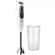   Braun 4193-MQ3100WH SMOOTHIE+ HB BRAUN INT S12 Rúdmixer 750 W Fehér, Szürke, Nemesacél