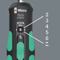   Wera 05075815001 Műhely Forgatónyomatékos csavarhúzó 1/4 (6,3 mm)