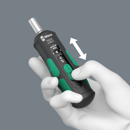 Wera 05075815001 Műhely Forgatónyomatékos csavarhúzó 1/4 (6,3 mm)