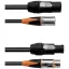 Eurolite Hybrid DMX Összekötőkábel [1x XLR alj, 3 pólusú - 1x XLR alj, 3 pólusú] 1.5 m