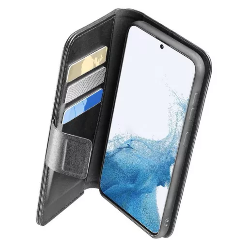 Cellularline BOOKAG2GALS23FEK Booklet Samsung Samsung Galaxy S23 FE Fekete Álló funkció BOOKAG2GALS23FEK