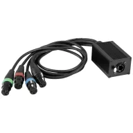   Eurolite DNK-2 DMX Kábel [1x RJ45 alj - 4x XLR alj, 3 pólusú]