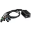 Eurolite DNK-2 DMX Kábel [1x RJ45 alj - 4x XLR alj, 3 pólusú]