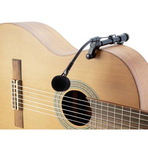 Omnitronic FAS Rátűzhető Hangszer mikrofon Átviteli mód:Vezetékes Csíptetővel Jack Vezetékes Fekete