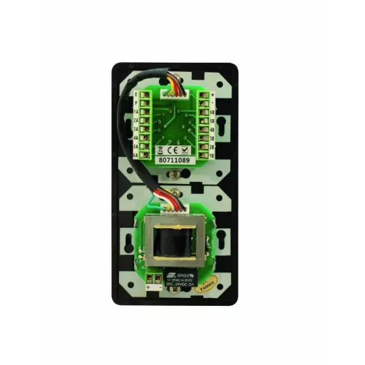 Omnitronic neu Beépíthető ELA hangerőszabályozó és programválasztó Fekete