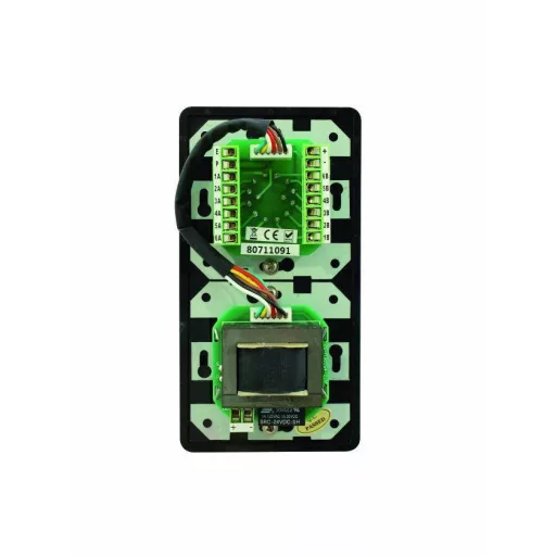 Omnitronic neu Beépíthető ELA hangerőszabályozó és programválasztó Fekete