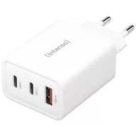   Intenso W65ACC GaN USB-s töltőkészülék 65 W 1x USB-A, 2x USB-C® Power Delivery Fehér Beltér GaN, USB Power Delivery (USB-PD)