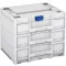Tanos Systainer³ Sortainer/3 M 337 83000874 Szállító doboz ABS műanyag (Sz x Ma x Mé) 396 x 330 x 296 mm
