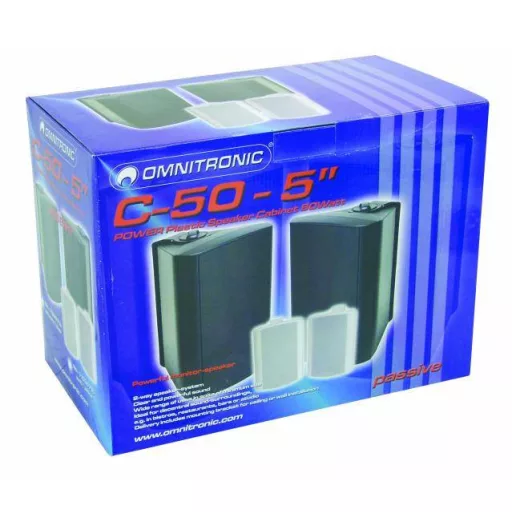 Omnitronic C-50 Passzív monitor hangfal 13 cm 5 coll 40 W 1 pár