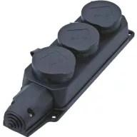 Bachmann 381.109 Hálózati elosztó Fekete 1 db