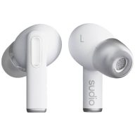   Sudio A1 Pro In Ear headset Bluetooth® Stereo Fehér Noise Cancelling Headset, Töltőtok, Érintéses vezérlés