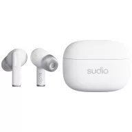   Sudio A1 Pro In Ear headset Bluetooth® Stereo Fehér Noise Cancelling Headset, Töltőtok, Érintéses vezérlés