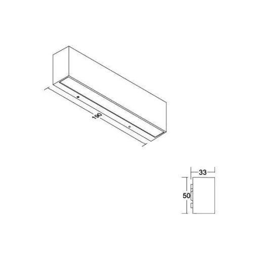 Brumberg 65251103 65251103 LED-es fali lámpa LED Szürke