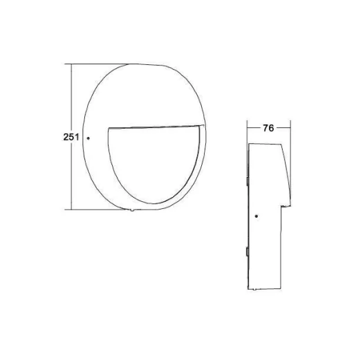 Brumberg 10137183 10137183 LED-es fali lámpa LED Fekete