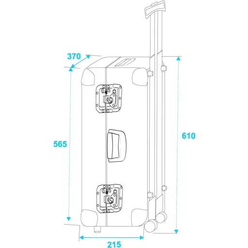 Roadinger Roadinger CD-Case 30122087 CD tok (H x Sz x Ma) 230 x 650 x 420 mm