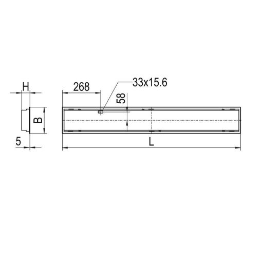 RIDI 827717 827717 LED-es beépíthető lámpa LED 31 W Fehér