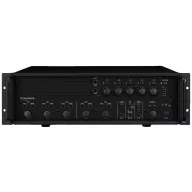 Monacor PA-1240 ELA erősítő 240 W 1 csatornás 5 zóna