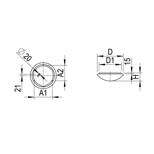 RIDI 420784 420784 LED-es mennyezeti lámpa LED Fehér