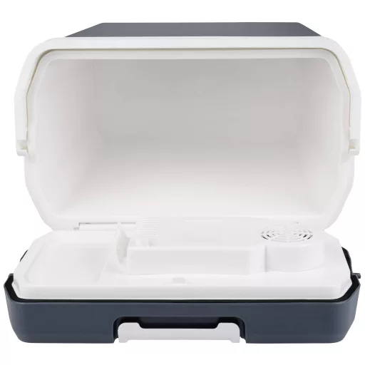 Tristar KB-7520 Hűtő- és fűtő láda EEK: E (A - G) Termoelektromos 230 V, 12 V Fekete, Szürke 20 l akár 18 °C-kal a környezeti hőmérséklet alatt