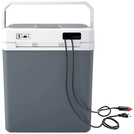 Tristar KB-7530 Hűtő- és fűtő láda EEK: E (A - G) Termoelektromos 12 V, 230 V Szürke, Fehér 30 l 18 °C