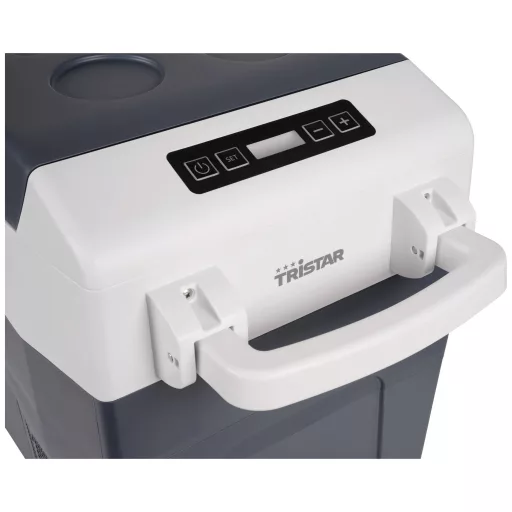 Tristar KB-7740 Hűtő- és fűtő láda EEK: D (A - G) Kompresszor 12 V, 230 V Sötétszürke, Világosszürke 37 l 18 °C