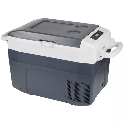 Tristar KB-7740 Hűtő- és fűtő láda EEK: D (A - G) Kompresszor 12 V, 230 V Sötétszürke, Világosszürke 37 l 18 °C