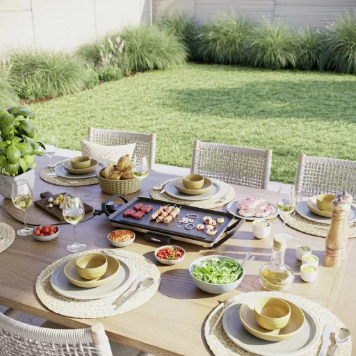 Tristar Slim M BP-2667 Elektromos Grillező lap Fekete