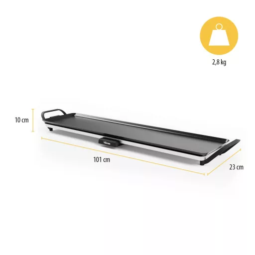 Tristar Slim XL BP-2669 Elektromos Grillező lap Fekete