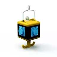 Bals Elektrotechnik 57092 Elosztó kocka Fekete