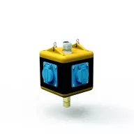 Bals Elektrotechnik 57119 Elosztó kocka Fekete