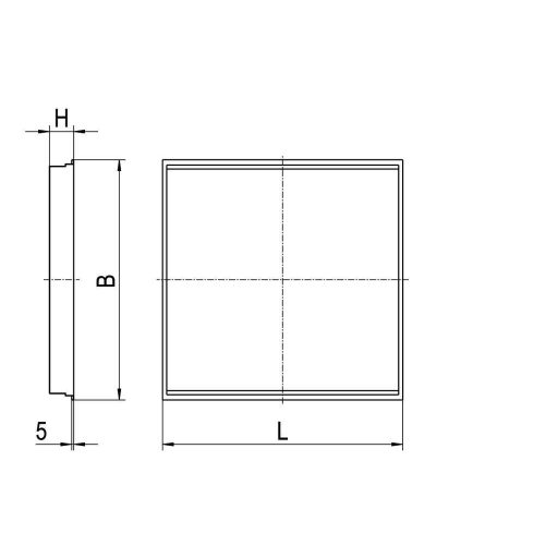 RIDI 822832 822832 LED-es beépíthető lámpa LED 32 W Fehér