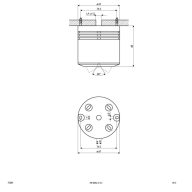 EVN 753801 753801 Beépítő gyűrű GU10 50 W Fehér