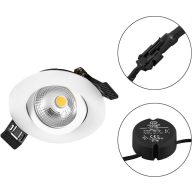   EVN S060102 S060102 LED-es beépíthető lámpa LED 6 W Fehér