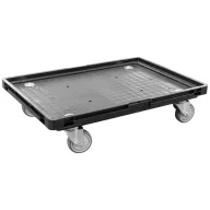   BJZ A-6067 ESD Szállítókocsi euro tartályhoz Polipropilén