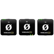  Rode Wireless ME Dual Rátűzhető Mikrofon készlet Átviteli mód:Rádiójel vezérlésű Vezetékkel, Szélvédővel, Táskával, Csíptetővel USB-C® Rádiójel vezérlésű Fekete