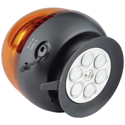 Nicar Körkörös lámpa WL539WB 12 V, 24 V Mágneses talp, Tapadókorongos talp