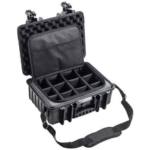 B & W International TEX.166 kameratáskaq Belső méretek (Sz x Ma x Mé) 375 x 105 x 245 mm