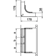   OBO Bettermann 7400650 Ív (Sz x Ma) 250.00 mm x 38.00 mm 1 db
