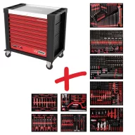 KS Tools 8309706 Műhelykocsi Gyártói szín: Fekete, Piros