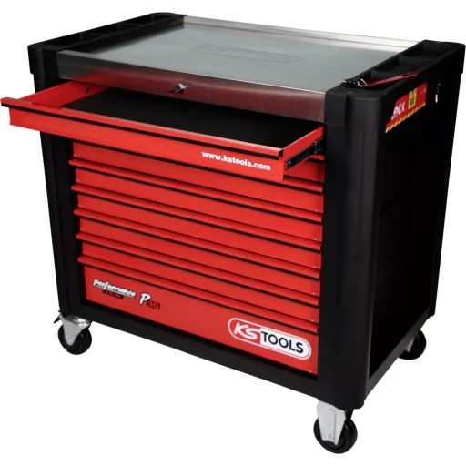 KS Tools 8309706 Műhelykocsi Gyártói szín: Fekete, Piros