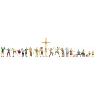 NOCH H0 A hegyekben Festett, Álló, Ülő