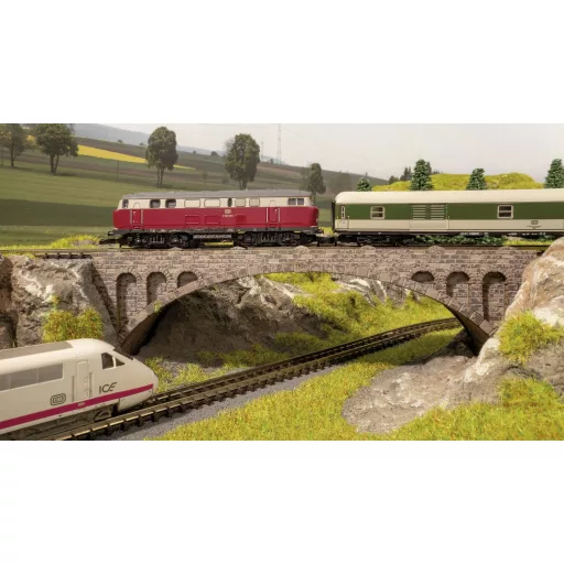 NOCH 62831 N Kő ívhíd 1 vágányú (H x Sz x Ma) 185 x 40 x 60 mm