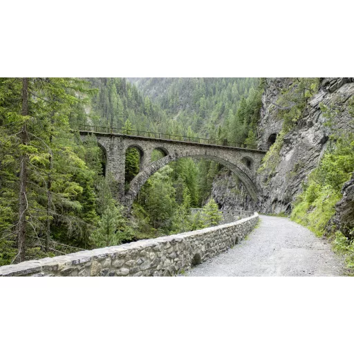 NOCH 62832 N Kő ívhíd 1 vágányú (H x Sz x Ma) 186 x 38 x 86 mm