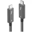 LINDY Thunderbolt™ kábel Thunderbolt™ 4 Thunderbolt™ (USB-C®) dugó 2.00 m Többszínű 31121