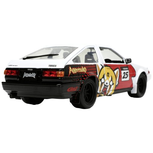 JADA TOYS Aggretsuko 1986 Toyota Trueno AE86 Kész modell Személygépkocsi modell