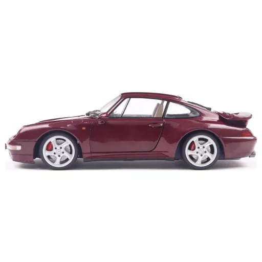 Solido Porsche 911 (993) Turbo 1997 rot 1:18 Autómodell