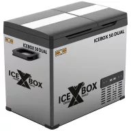   T.I.P. - Technische Industrie Produkte Icebox 50 DUAL Hűtőláda EEK: D (A - G) Kompresszor 12 V, 24 V, 230 V Szürke, Fekete 44.4 l -20 és +20 között °C