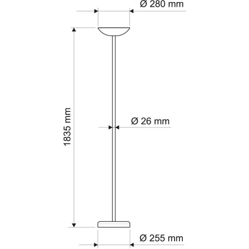 Maul 8254095 Állólámpa Halogén R7s 120 W Ezüst